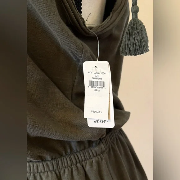 Aerie Women's Green Playsuit Romper Size Medium - Picture 7 of 8